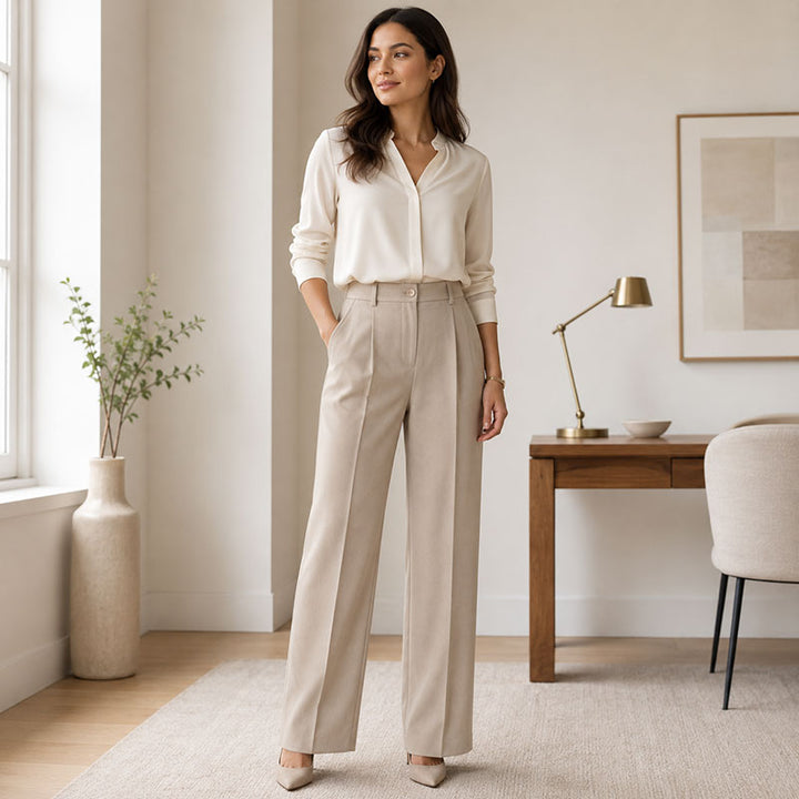 Imogen Tailored Straight Trousers