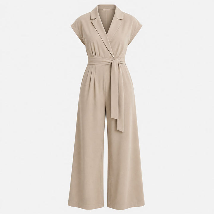 Maeve Belted Wide-Leg Jumpsuit