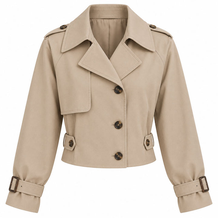 Rowan Cropped Trench Jacket
