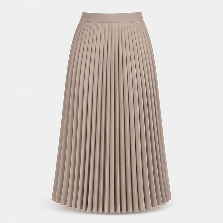 Sylvie Pleated Midi Skirt
